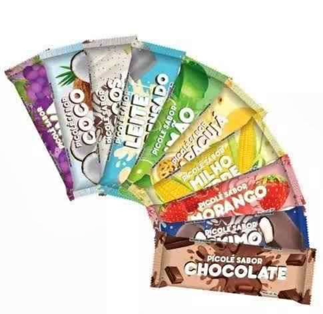 Linha de embalagens de picolés Dicoco