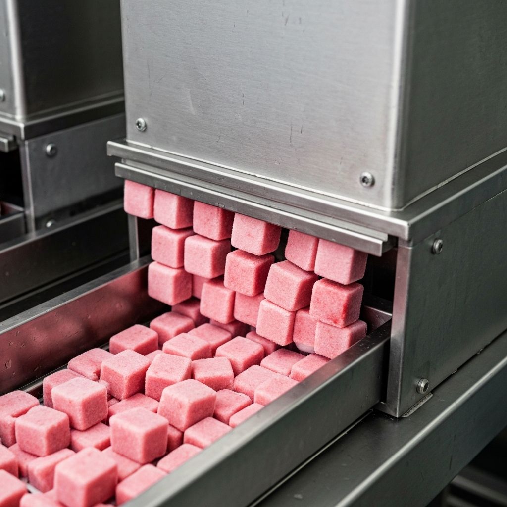 Linha de produção da fábrica Dicoco