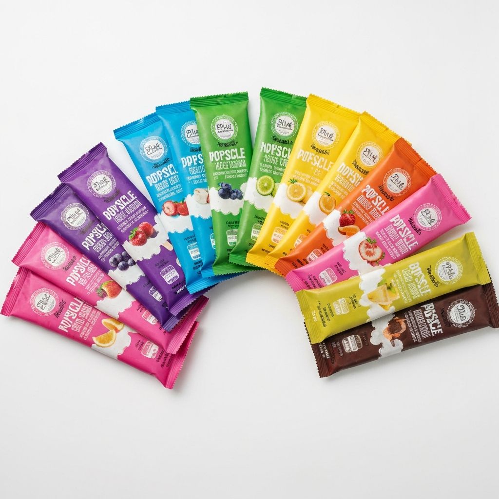 Linha de picolés Dicoco